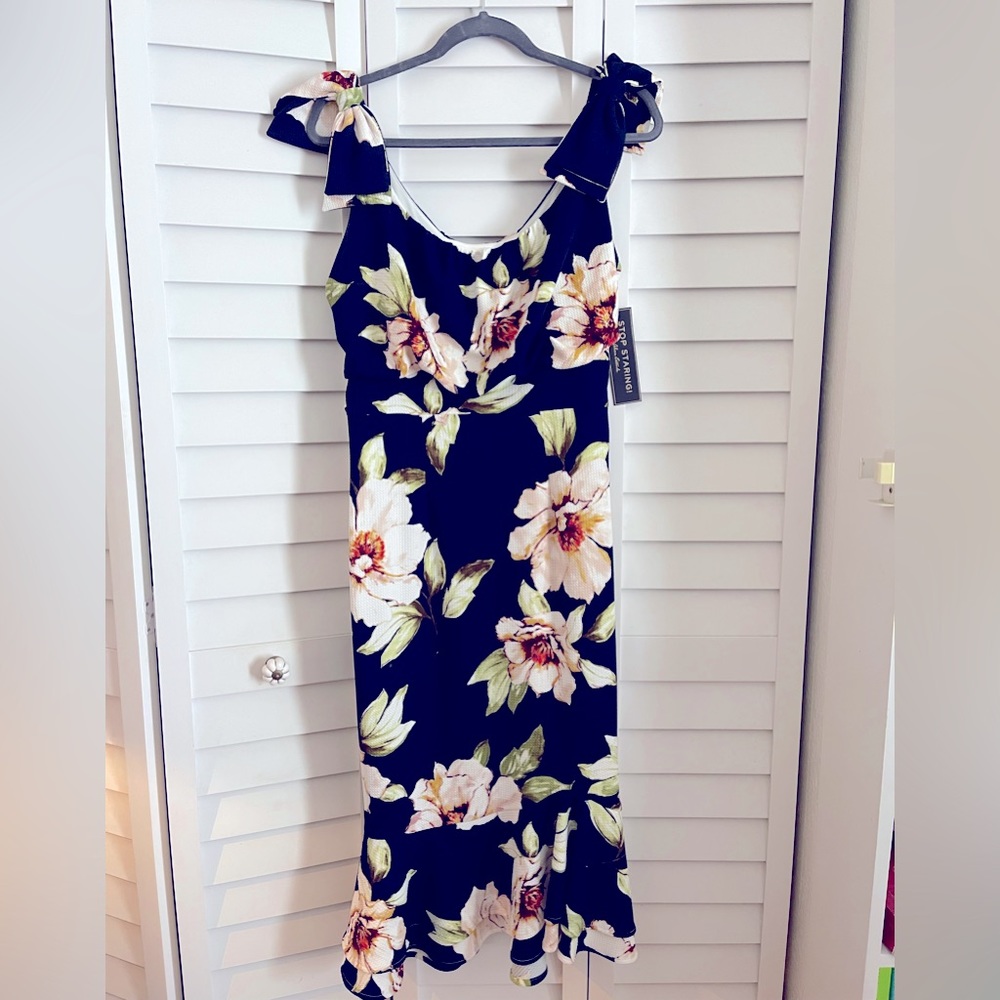 Stop Staring! By Alicia Estrada Magnolia Print Dress